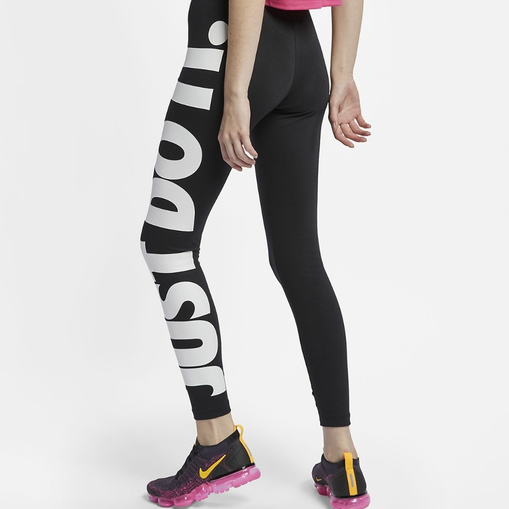 SOLD NIKE Legasee Just Do It Black Leggings Tights - Picture 5 of 10